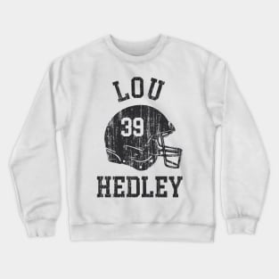 Lou Hedley New Orleans Helmet Font Crewneck Sweatshirt